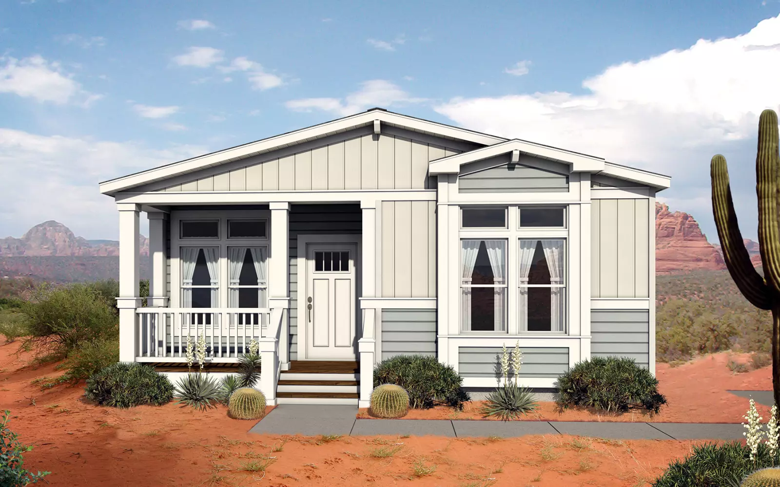American freedom 2858 elevation and exterior home features