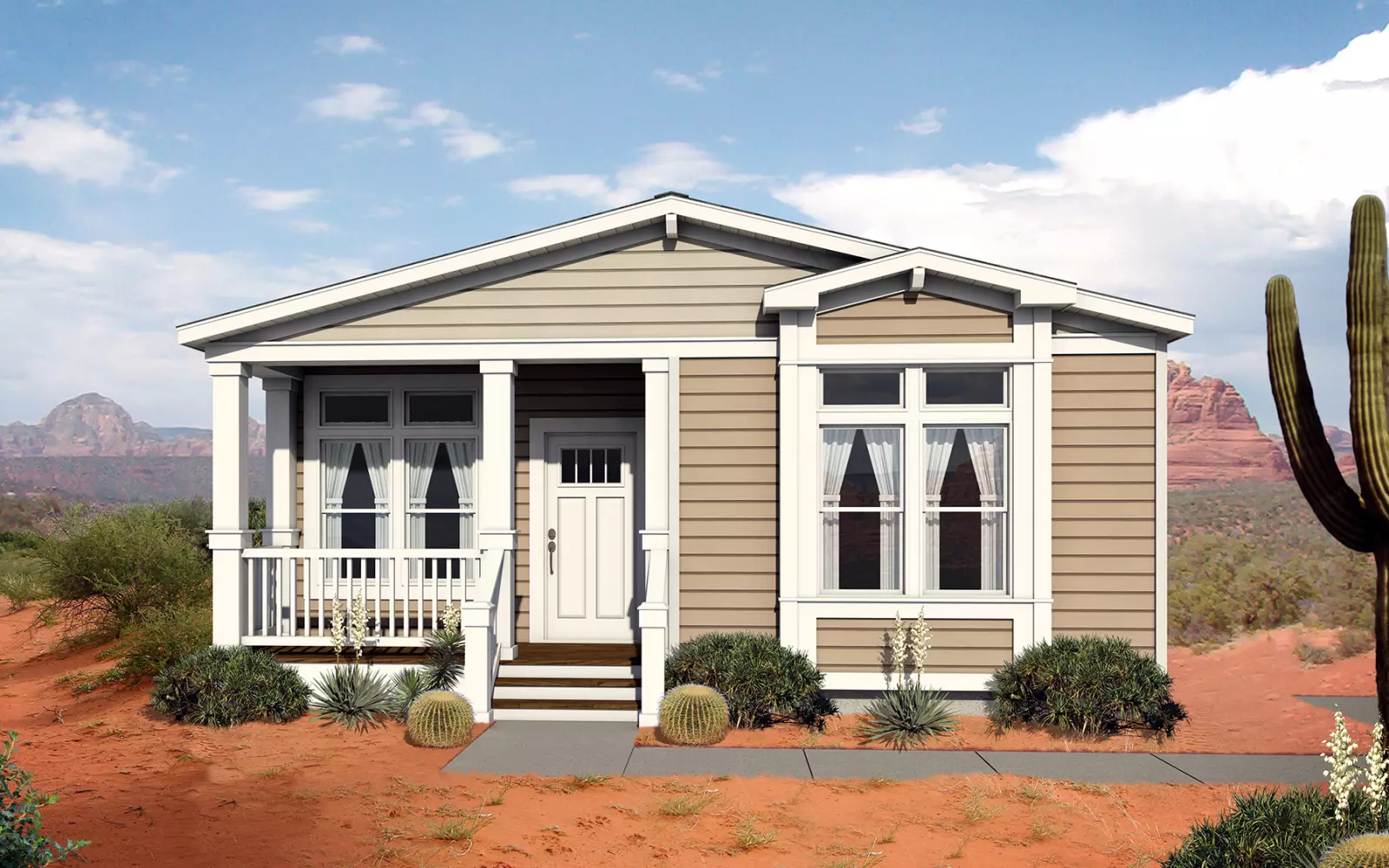 American freedom 2858 hero, elevation, and exterior home features